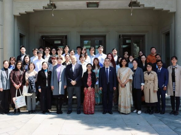 World News | Indian Delegation Visits Beijing Foreign Studies University, Engages with Students of Indian Languages and Culture