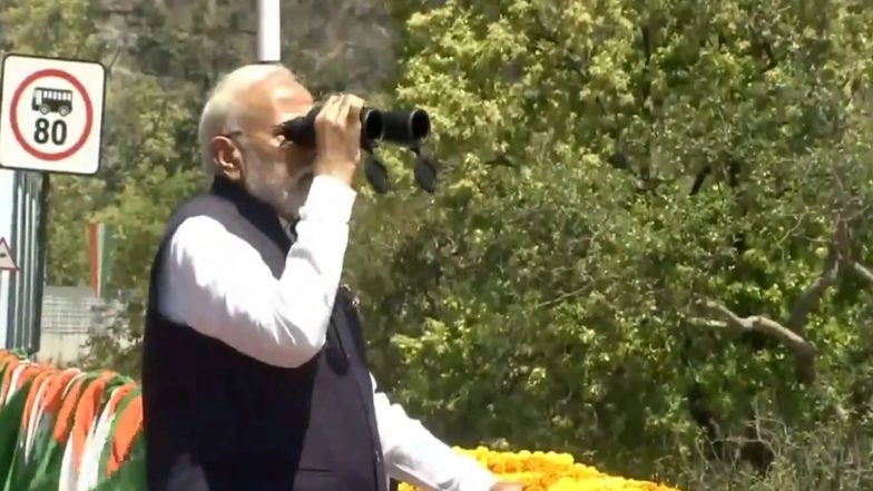 India News | PM Modi Reviews 12-km-long Wildlife Corridor in UP's Saharanpur Ahead of Delhi-Dehradun Economic Corridor Inauguration