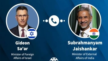 World News | Israel FM, EAM Discuss Iran, Strait of Hormuz, Lebanon on Phone