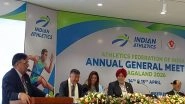 Sports News | Athletics Federation of India Kicks off Two-day AGM in Kohima