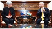 World News | EAM Jaishankar Discusses West Asia Conflict with Australian Counterpart