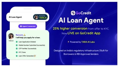 Business News | GoCredit Deploys India's First AI-Powered Loan Agent