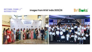 Business News | BriBooks Celebrates India's Top Young Authors at the National Awards and Exhibition 2025-26