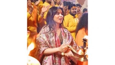 Entertainment News | Bhumi Pednekkar Performs Ganga Aarti in Rishikesh