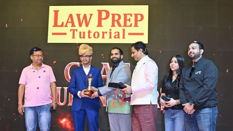 Business News | 230 CLAT 2026 and AILET 2026 Toppers Felicitated by Law Prep Tutorial Delhi NCR at - Fateh 2026