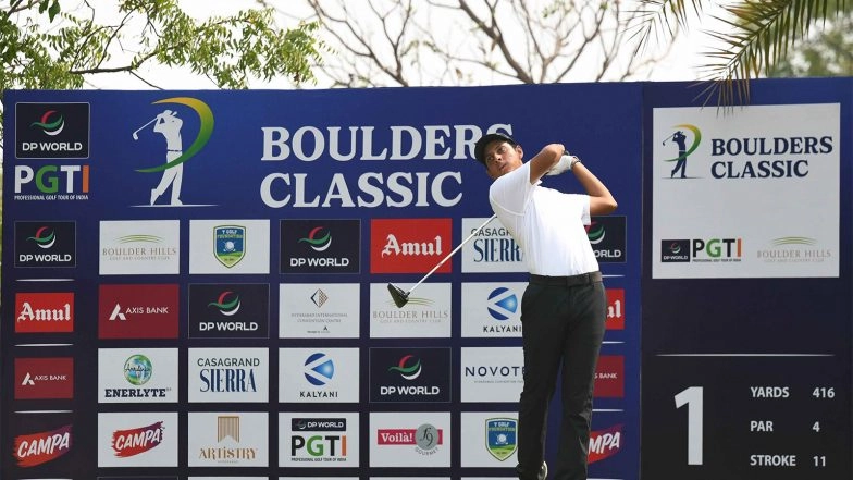 Sports News | Boulders Classic 2026: Local Lad Vishesh Sharma Takes a One-shot Lead on Day 1