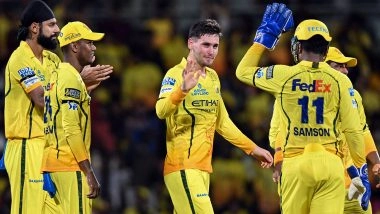 Sports News | IPL 2026: Sanju, Brevis, Noor Shine as CSK Win by 32 Runs, KKR Continues Winless Run