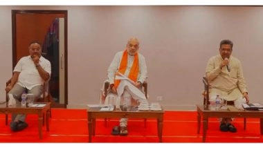 India News | Home Minister Amit Shah Holds Meeting with Migrant Workers in West Bengal