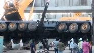 India News | Mumbai: Heavy Beam Falls at BKC Metro Site, Crane Topples; No Casualties Reported