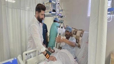 India News | Pashupati Kumar Paras Admitted to Patna Hospital, Union Minister Chirag Paswan Visits Uncle to Inquire on Health