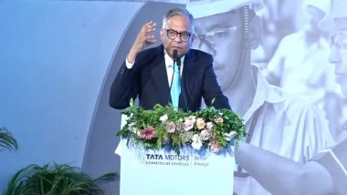 Business News | 2M Vehicles in 5 Years, Hydrogen Buses from Lucknow Plant: N Chandrasekaran Chairman Tata Group