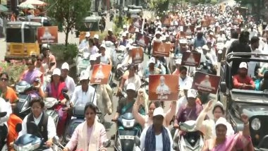 India News | BJP Holds Women's Scooty Rally in Hyderabad Backing Women's Reservation Bill