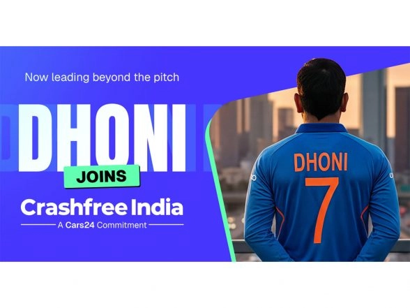 Business News | MS Dhoni Joins Cars24's Crashfree India As Goodwill Ambassador