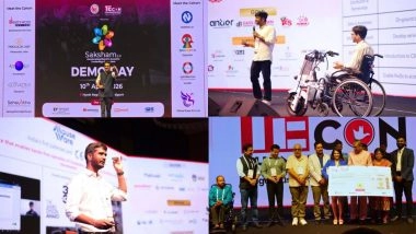 Business News | Under SACC's Saksham Accelerator Demo Day ₹15 Lakh Awarded to Assistive Technology Startups