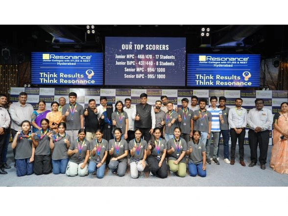 Business News | Resonance Junior Colleges Records Stellar Results in Telangana's Intermediate 1- & 2-Year Exams