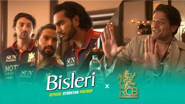 Business News | 'Lights, Camera and Hydration': Bisleri Brings a Refreshing Twist to Their Association with Royal Challengers Bengaluru
