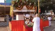 India News | TN: PM Modi Pays Tribute to Former CMs MGR, Annadurai During Kanniyakumari Roadshow