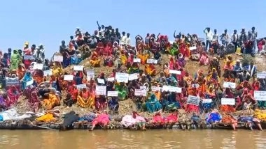India News | Madhya Pradesh: Tribals in Chhatarpur Continues Protest Against Ken-Betwa Link Project