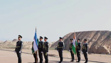 World News | India-Uzbekistan Bilateral Military Exercise 'Dustlik 2026' Begins in Namangan