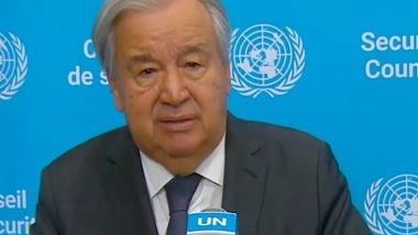 World News | UN Chief Guterres Urges 'dialogue, De-escalation, Full Respect for International Law' Amid Rising Geopolitical Tensions