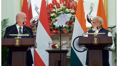World News | India, Austria Condemn Pahalgam Attack, Red Fort Terror Incident ; Call for Concerted International Efforts to Combat Terrorism