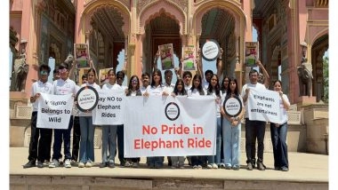 Business News | World Animal Protection Calls for End to Elephant Rides Everywhere on Occasion of Save The Elephant Day