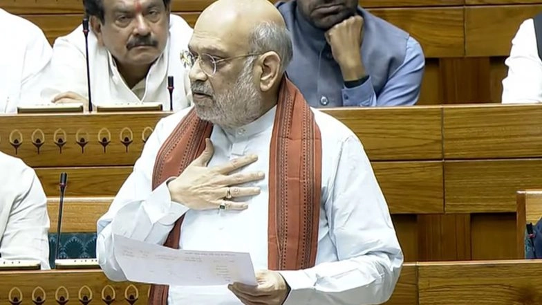 India News | Amit Shah Says Opposition Creating False Narrative on New Lok Sabha Bills, Cites Figures to Reject Claims of Decline in Influence of Southern States