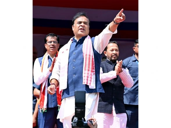 India News | Assam BJP's 50-member Delegation Arrives in West Bengal to Campaign for Polls