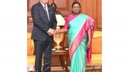 World News | Austrian Chancellor Calls on President Murmu; Both Leaders Hail Strengthening Strategic, Innovation Ties