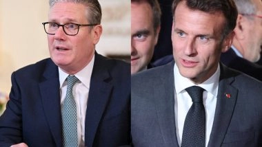 World News | UK PM Starmer, French President Macron to Host Global Meet on Reopening Strait of Hormuz