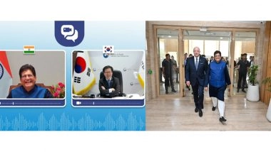 Business News | Piyush Goyal Engages with South Korean, Austrian Leadership to Deepen Economic Ties