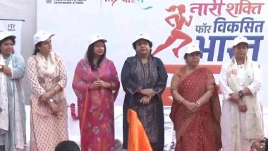 India News | 'Nari Shakti-Viksit Bharat Run'  Flagged off in Rajasthan After Parliament Introduces Women's Reservation Bill