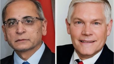 World News | Indian Ambassador to US Kwatra, US Congressman Pete Sessions Discuss Strengthening India-US Partnership