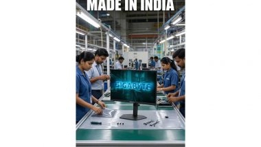 Business News | GIGABYTE Launches First 'Made in India' Gaming Monitor, Strengthening Local Manufacturing Strategy