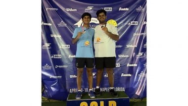 Sports News | Dhiren Patel, Arjun Singh Add Two More Gold Medals for India at US Open Pickleball Championship 2026