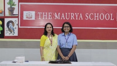 Business News | 600/600 and Not a Mark Less: Aarsha Jkoshi of The Maurya School Shines with a Perfect Score in CBSE Boards