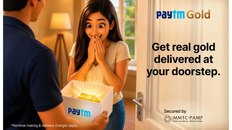 Business News | Paytm Gold Extends Delivery to 12,000+ Pin Codes Ahead of Akshaya Tritiya, Enables Seamless Conversion of Digital Gold to Physical Gold