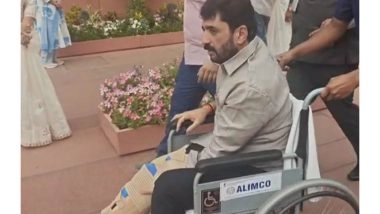 India News | Civil Aviation Murlidhar Mohol Attends Parliament in Wheelchair