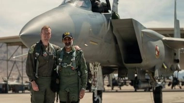 World News | IAF Chief-Air Chief Marshal AP Singh Undertakes USAF F15EX Sortie During Visit to Nellis Air Force Base