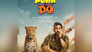 Entertainment News | 'Pati Patni Aur Woh Do' Poster: Sara Ali Khan, Wamiqa Gabbi, Rakul Preet Singh Join Ayushmann Khurrana in Chaotic Comedy