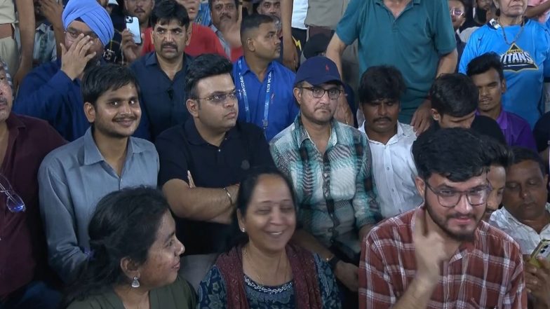 Sports News | IPL 2026: ICC Chairman Jay Shah Watches GT Vs KKR with 1000 Differently Abled Fans in Ahmedabad