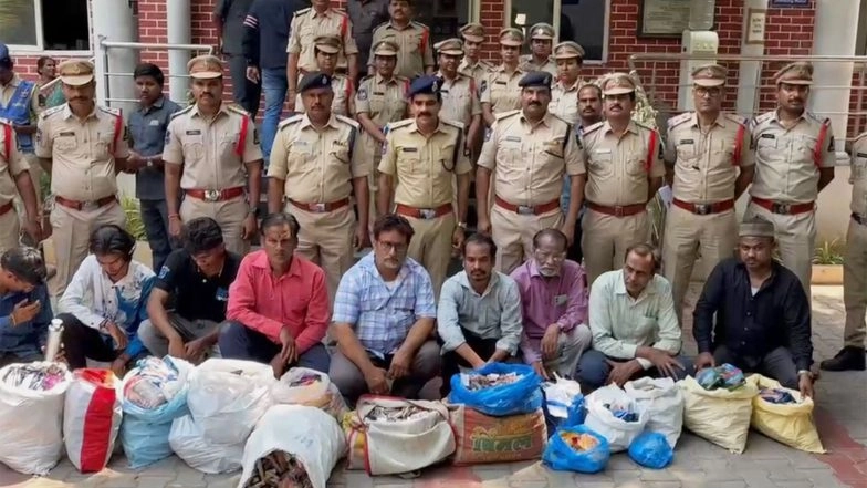 India News | Hyderdabad Police Crackdowns on Sale of Illegal Tobacco Products Near Schools
