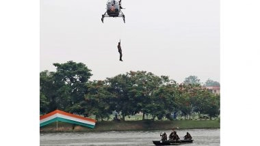 India News | Army Conducts Exercise Jal Rahat at IIT Guwahati for Flood Relief