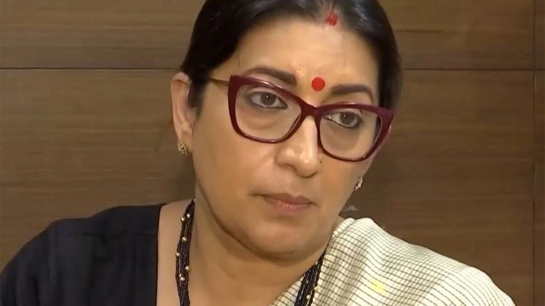 India News | Opposition United to Defeat Ordinary Women of Country: Smiriti Irani After Women's Reservation Bill Setback