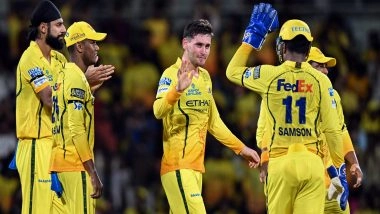 Sports News | IPL 2026: CSK Win Toss; Opts to Field Against SRH in Southern Debry
