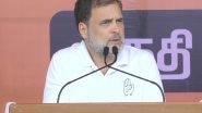 India News | BJP Wants to Remove Stalin and Install 'puppet' AIADMK in Tamil Nadu: Rahul Gandhi