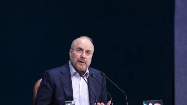 World News | Iranian Parliament Speaker Ghalibaf Says All Enemy Plans Failed, Including Strait of Hormuz Opening