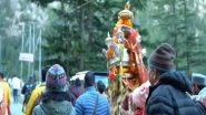 India News | Uttarakhand: Sacred Palanquins of Goddess Yamuna, Ganga Depart Ahead of Char Dham Yatra