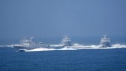 World News | Taiwan Detects 2 Sorties of Chinese Aircraft, 6 PLAN Vessels, 1 Ship Around Its Territory