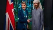 World News | UAE, UK Foreign Ministers Discuss Gulf Tensions, Iranian Attacks